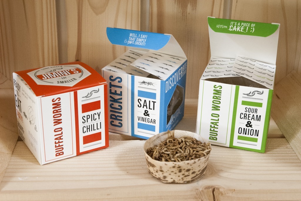 Snacks Jimini's à base d'insectes