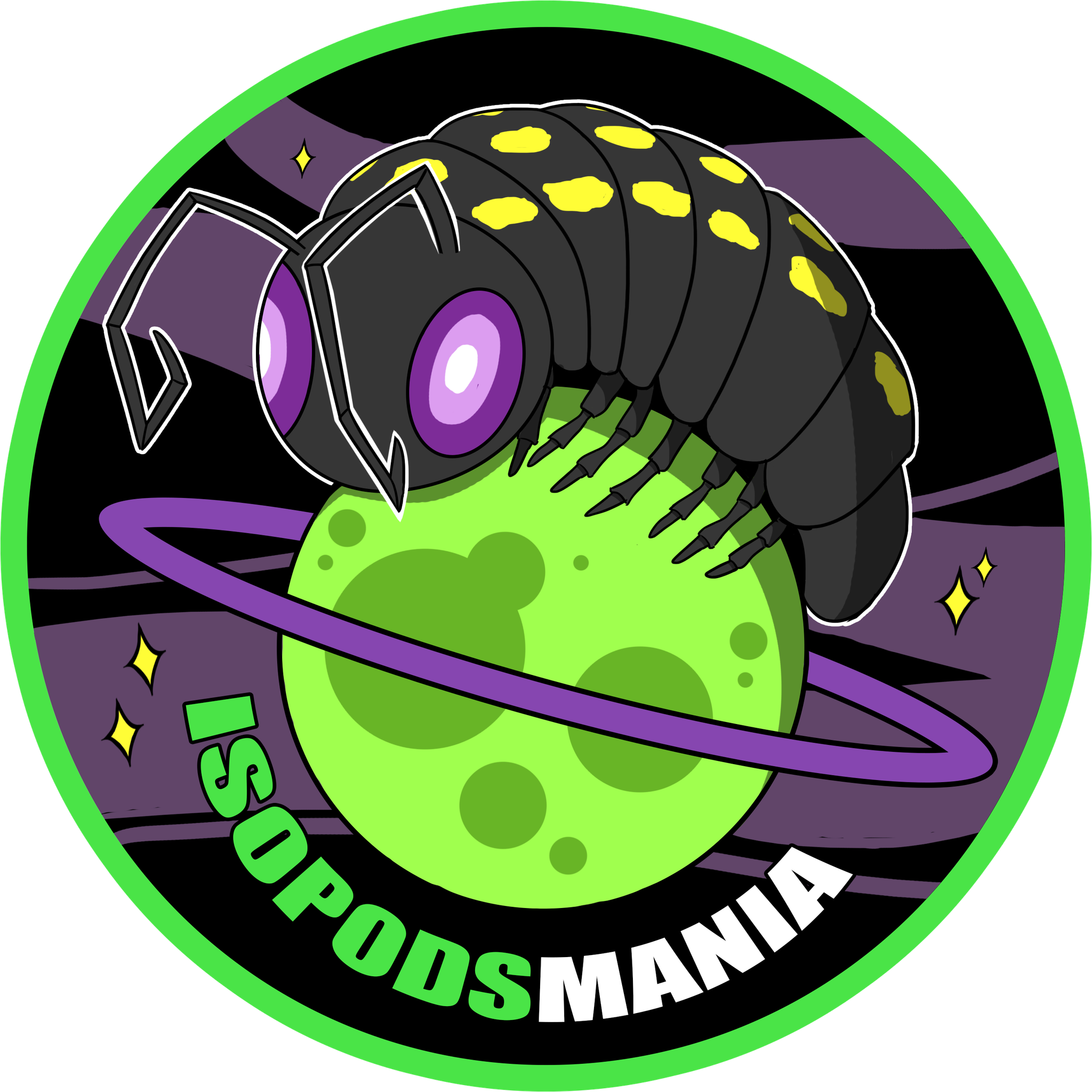 Logo Isopods Mania, boutique francaise d'invertebres